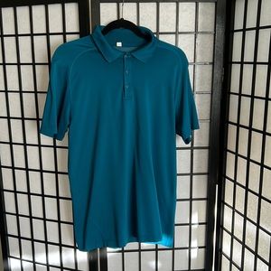 Lululemon Metal Vent Tech Polo in Teal